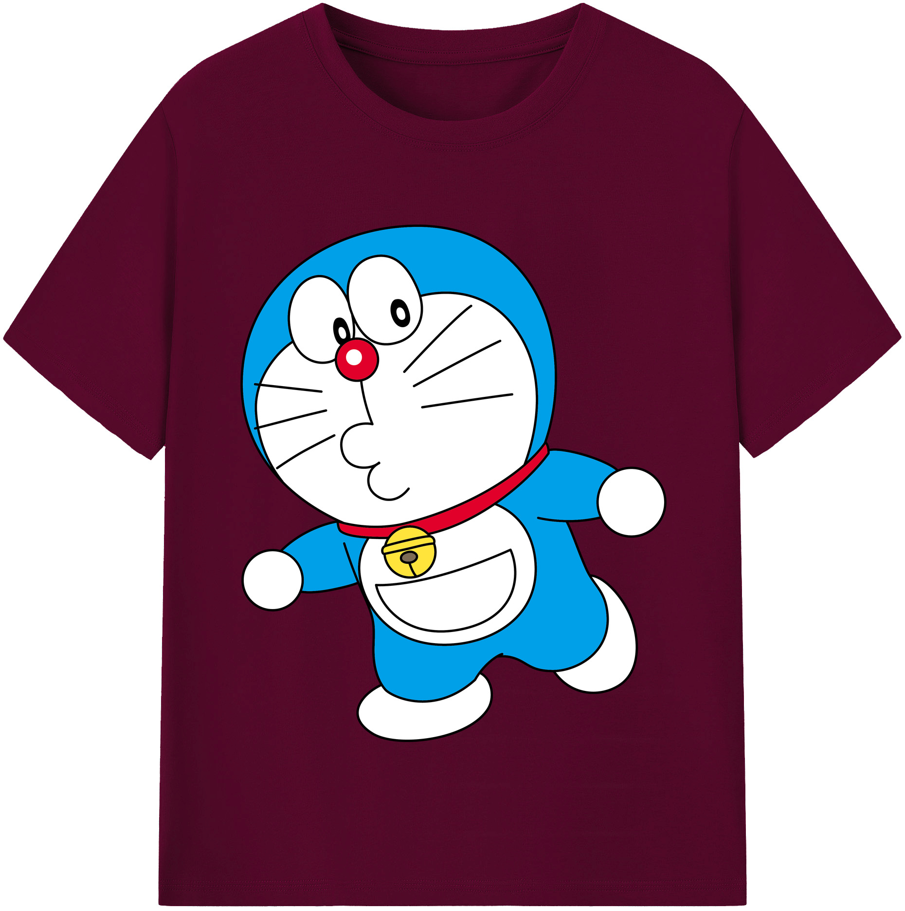 （画像用） ドラえもん Doraemon レディースカジュアルプリントTシャツ（綿100％）